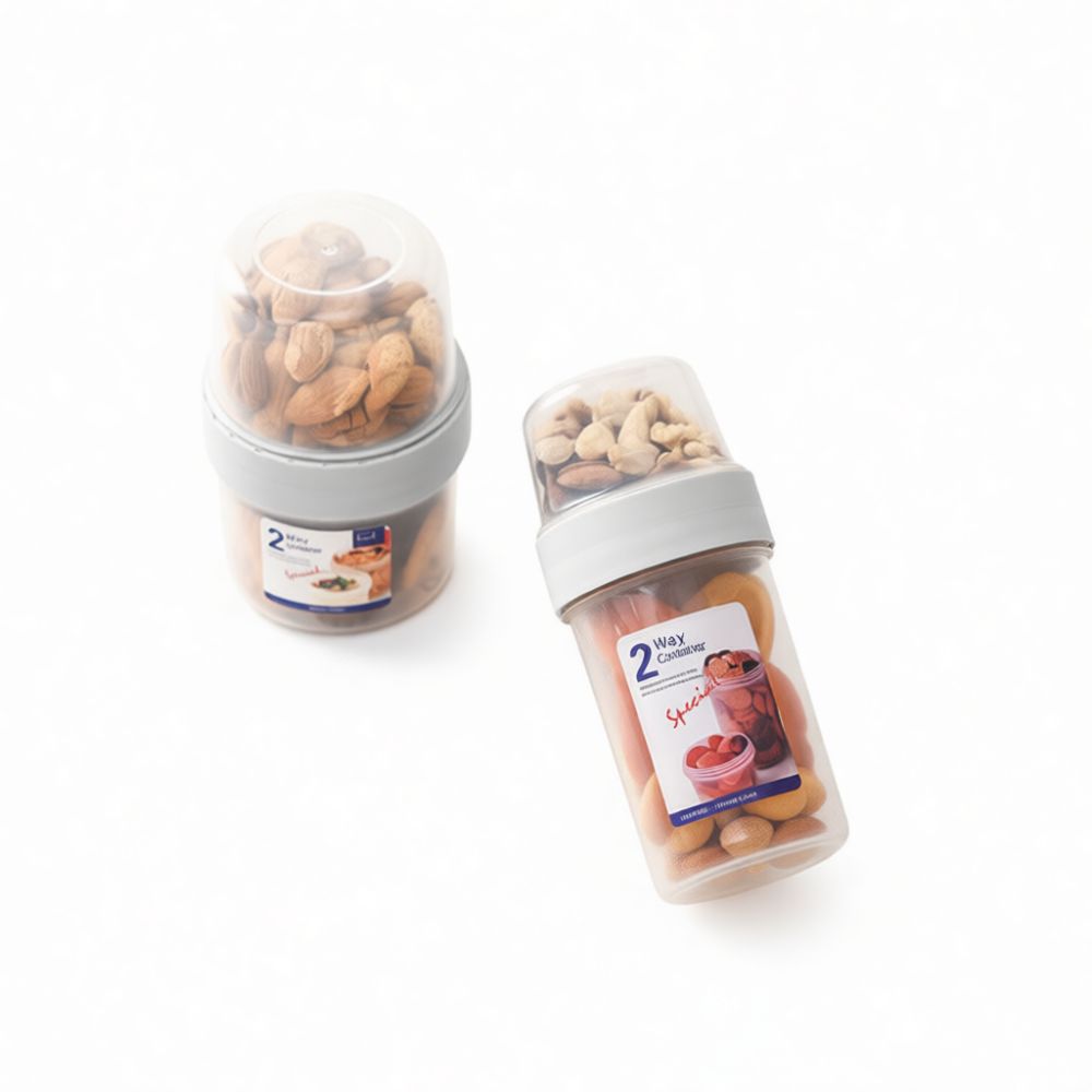 Baby Food Jars With Lids - Przenośny, dwuwarstwowy pojemnik do przechowywania żywności,