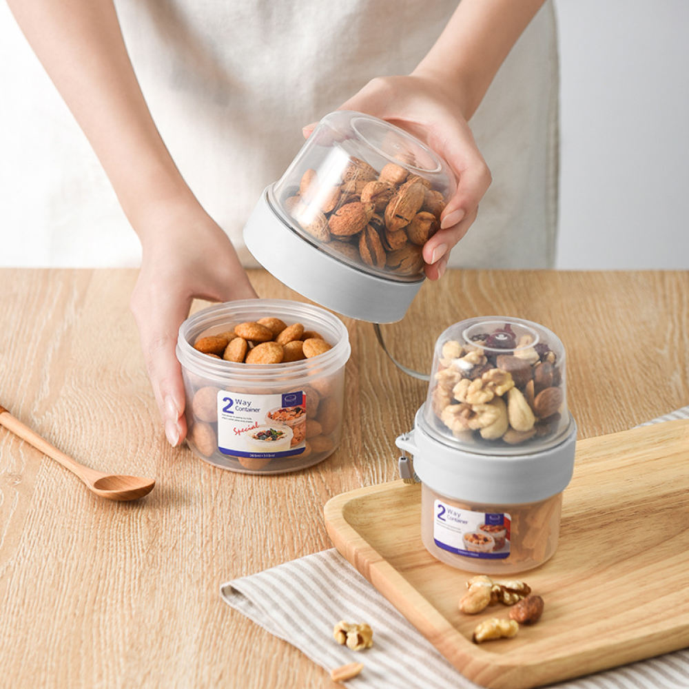 Przenośny, dwuwarstwowy pojemn – Baby Food Jars With Lids recenzja i cena
