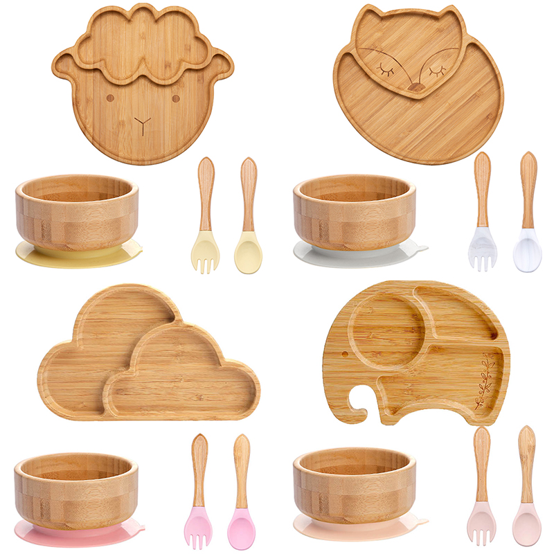 4 szt. Zastawa stołowa dla dzi – Baby Food Menu recenzja i cena